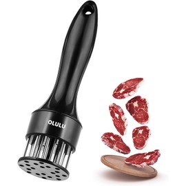 U Chef Ablandador de Carne con Aguja de Acero Inoxidable Ultra Afilada de 20 Cuchillas para Ablandar Pollo, Carne de Res, Filete, Ternera y Cerdo