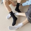 wlertcop 2 Pairs Couple Holding Hands Socks, Magnetic 3D Doll