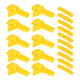Agatige Tire Demount Head, 20pcs Tyre Tire Changer Mount Plastic Insert Tire Machine Guard Wheel Rim Edge Protector for Mount Duck Head