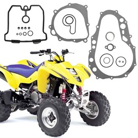 Vkinman 1321050042 Top Bottom End Engine Gasket Kit, Replacement for Suzuki LTZ400 Z400 2003-2008, Replacement for Kawasaki KFX 400 2003-2006, Replaces 0934-1676