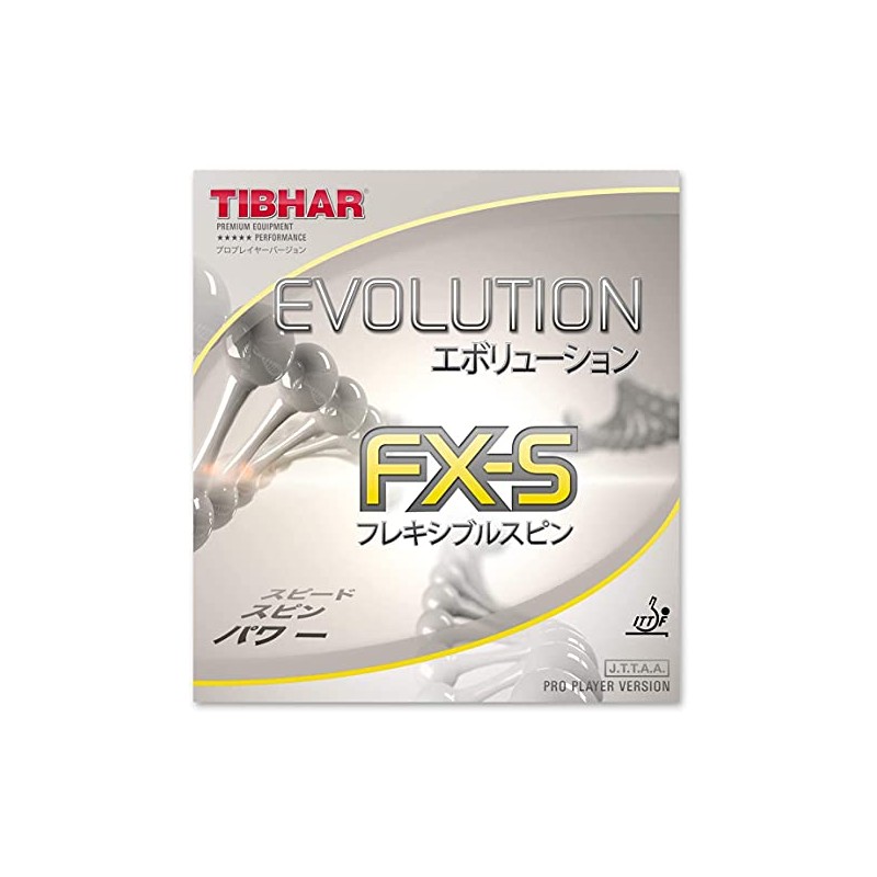 TIBHAR Rubber Evolution FX-S, options 1,8 mm, black