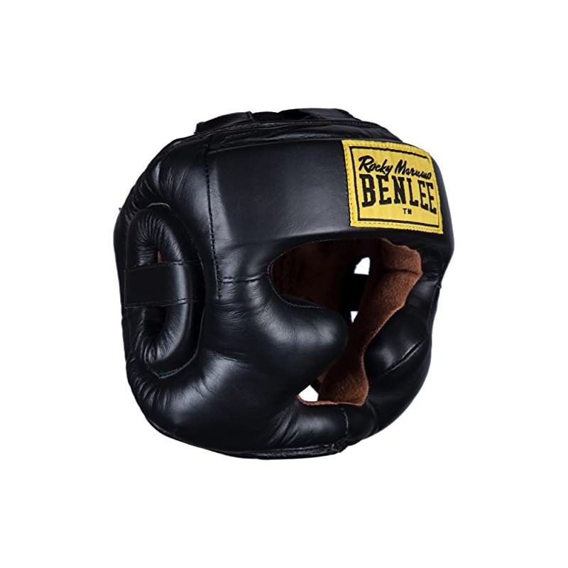 Benlee Rocky Marciano Headguard Full Protection - Black, Small/Medium