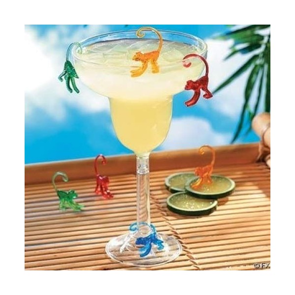 Plastic Coctail Drink Monkeys (72)