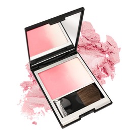 Blush Highlighter Puder, Versatile Rose Rouge Puder Schimmer Make-Up Palette mit Pinsel, Superfeines Pulver, Wasserfest Long Lasting, Blendable Cheek Blusher für Alle Hauttypen Geeignet, 1 X 4 g (05)