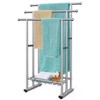 40" Tall Freestanding Towel Racks for Bathroom, 3 Tier Floor