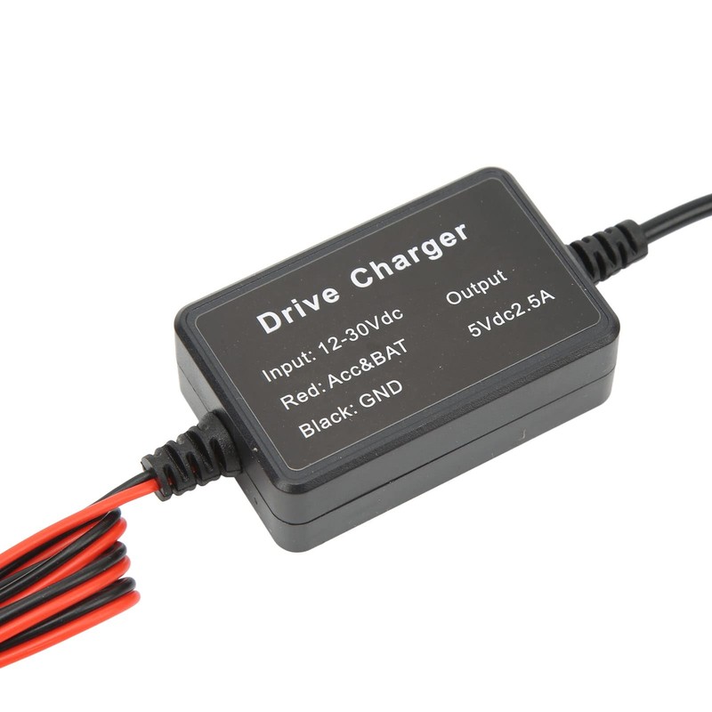 Kit de cableado para Dashcam, flexible, duradero, de 12 V‑30