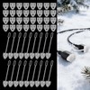 16 Pack Weatherproof Gaskets and Plug Covers with Anti-Loss Lanyard,