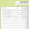 Skyline Check Register – Accounting Ledger Log Book for Income