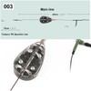 FOLANDO Professional European Carp Fishing Rig with 80g Feeder &