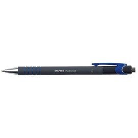 STAPLES Postscript Retractable Ballpoint Pens, Medium Point, Blue Ink, 36/Carton (18263-CCVS)