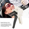 Dental 1:1/2:1 Cartridge Silicone Rubber Mixing Dispenser Delivery Impression Gun