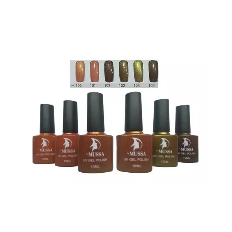 Mussa Set Esmalte Marca Mussa Lima+lamparaviaje+base+2 Top 13 Pzas