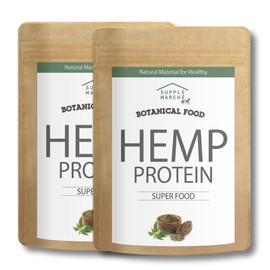 非加熱ヘンププロテインパウダー (400g/2Kg) 純度100％ 麻 ボタニカル ノンフレーバー ビーガン たんぱく質 タンパク質 (2000g, アンフレーバー)