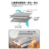 YESCUT 金庫耐火バッグ 集金袋 貴重書類保管ケース 現金収納ケース 耐火ケース 38cm×28cm/23cm×18cm 二つセット 2個セット 防火
