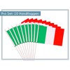 PHENO FLAGS Italy Hand Flag, Set of 10 - Small