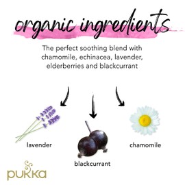 Pukka Herbs | Night Time Berry Organic Herbal Tea | Chamomile, Lavender and Elderberry | Perfect For Bedtime | 4 packs | 80 Sachets