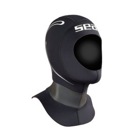 SEAC Tekno Kofhaube For Neoprene diving suits, 5mm Strong, With ventilation holes, For Ladies And Men black XXL / XXXL