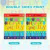 2-Pack 12.6" Large Happy Birthday Gift Bags for Birthday Party