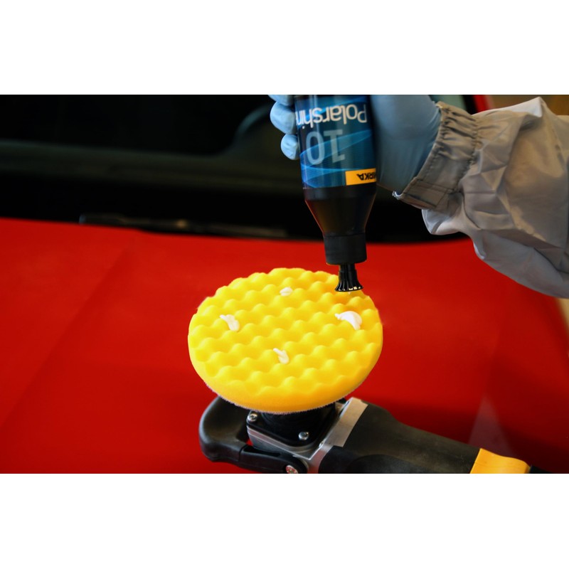 Mirka foam pad polishing sponge Ø150mm x 25mm / yellow