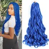 French Curly Braiding Hair 24 Inch 8 Packs - Pre