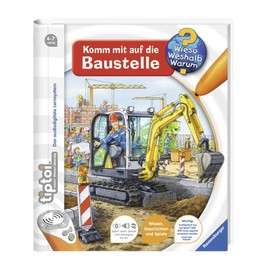 Ravensburger tiptoi Wieso? Weshalb? Warum? – Komm mit auf die Construction Site + Children's Stickers