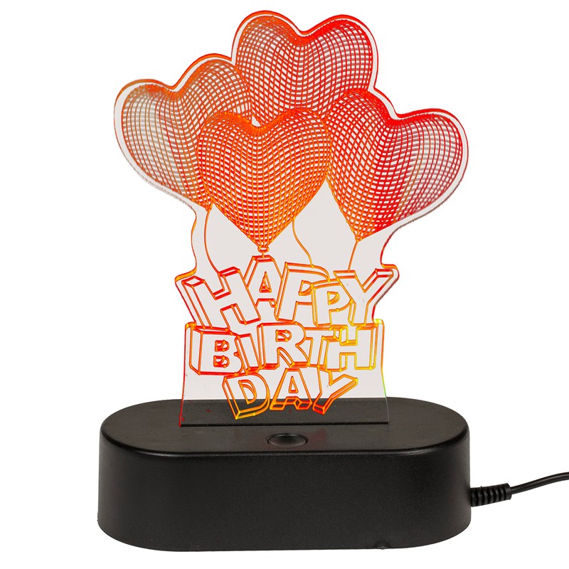MIK funshopping 3D Light Night Light 3D Effect Lamp with
