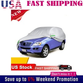 Gearzaar Full Car Cover For Honda CR-V 485x190x180cm Sun Rain Snow UV Resistant 210T