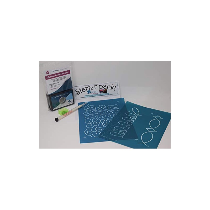 Full Line Stencil Starter Pack-Pounce Pad, White Ultimate Iron Off