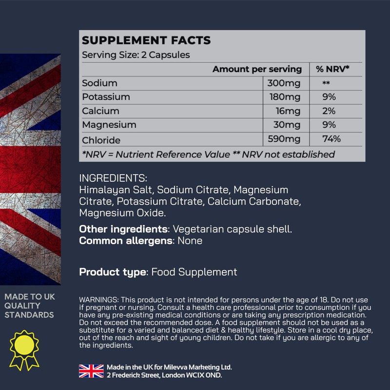 Electrolytes Tablets - 120 Rapid Rehydration Tablets with Electrolytes -
