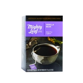 Mighty Leaf Tea Vanilla Bean Hand-Stitched Tea Bags, 15 ct