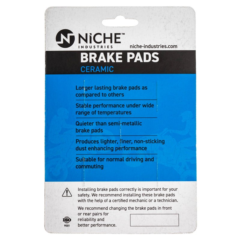NICHE Brake Pad Set for Kawasaki Teryx KRX KRX4 1000