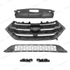 ROKY 5PC For Edge 2015-2018 Upper Lower Chrome Grille Mesh