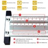 Xemnys Scribing Tool T-Ruler 300 mm - Metric - Carpenter's