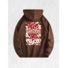 Graffiti "Turn Pain Into Power" Graphic Hoodie 100% Cotton US