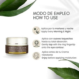 Rusens - Dúo Antiedad, Contorno de Ojos y Crema Facial Regenerante - Ayuda a Hidratar, Regenrar, Producir Colágeno y Elastina (Rostro y Ojos) Ayuda a 