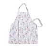 Waterproof Kids Apron Pattern Options (White & Light Red Floral