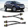 Headlight 2 Way Splitter Cable Socket Harness Male to Female