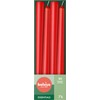 Bolsius Tapered Candles - Red - 8-Pack - 24.5 cm