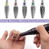 Pack of 5 Tungsten Carbide Nail File Bits, Nail Drill