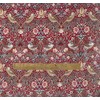 William Morris Red Strawberry thief 132cm x 229cm Cotton Tablecloth