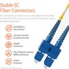 BEYONDTECH LC to SC Fiber Patch Cable Single Mode Duplex