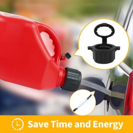 Mapleza Racing Fuel Jug Hose and 3045 Vent Caps Replacement, Combination Vp jug 5.5 Gallon and Gas Can