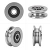 10pcs TV0418 4*18*8mm V Groove Track Roller Bearing Guide Rail