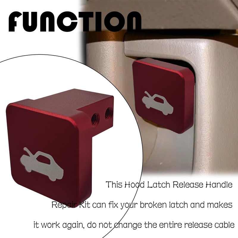 GolTHd Hood Latch Release Implement, Hood Cover Lock Switch, Compatible