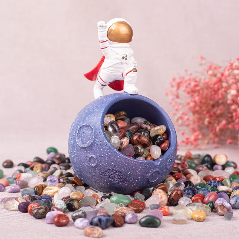 SigMntun Polished Stone Set - 200 pcs Tumbled Stones and