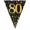 Party Bunting Sparkling Fizz 80 Black & Gold Holographic 11