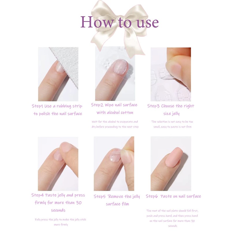 Square Fake Toenails French Tip Press on Toenails White Nail