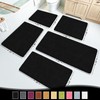 ATRUG Bathroom Rugs 24"x17", Black Extra Soft Absorbent Bath Mat,