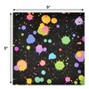 100 Glow Cocktail Napkins Neon Beverage Disposable Paper Colorful Party