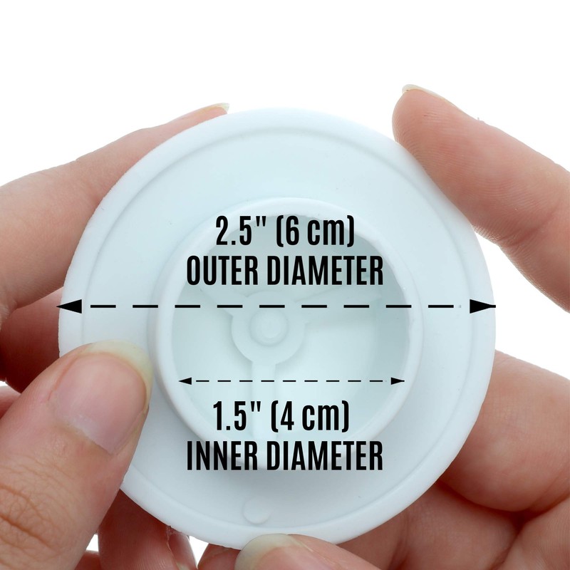 SlipX Solutions Snug Plug Bath Drain Stopper Seals Tightly Around